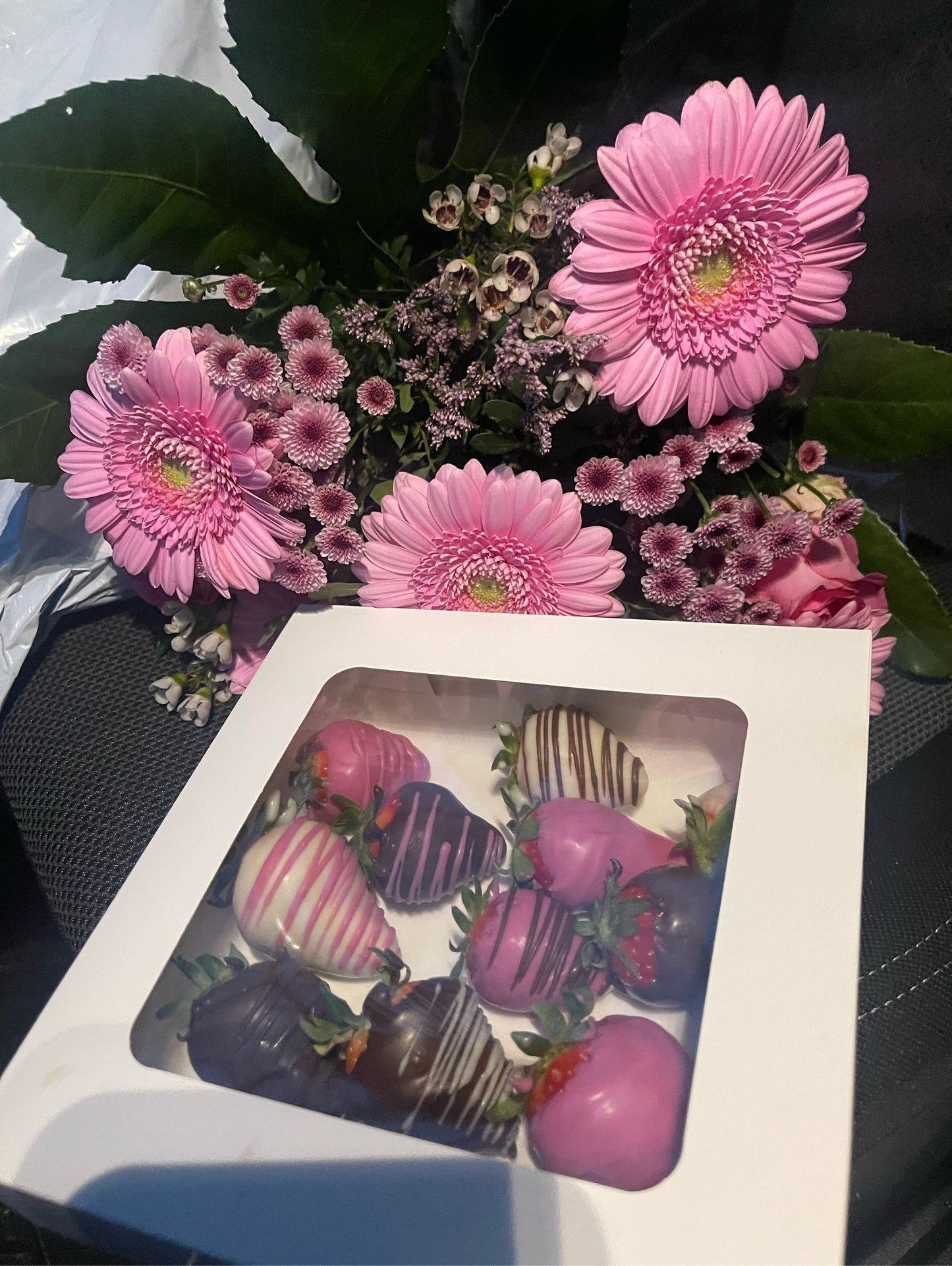 Strawberry chocolates